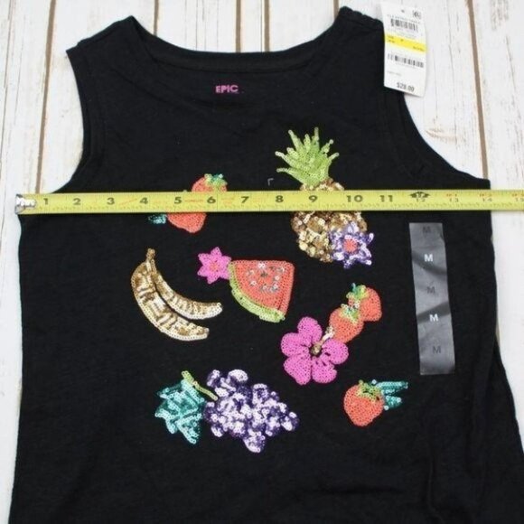 Epic Threads Tie-Detail Tank Top Girl M - Picture 2 of 7